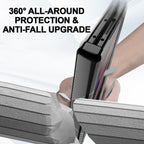 Sumoravibe - Applicabile A Samsung Zfold3 / Zfold4 Cerniera Piatta Pieghevole Custodia Per Cellulare Con Pellicola Galvanica