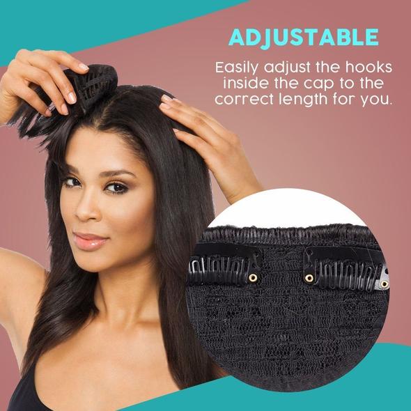 Sumoravibe - Estensioni dei capelli con frangia clip-in 3D senza cuciture