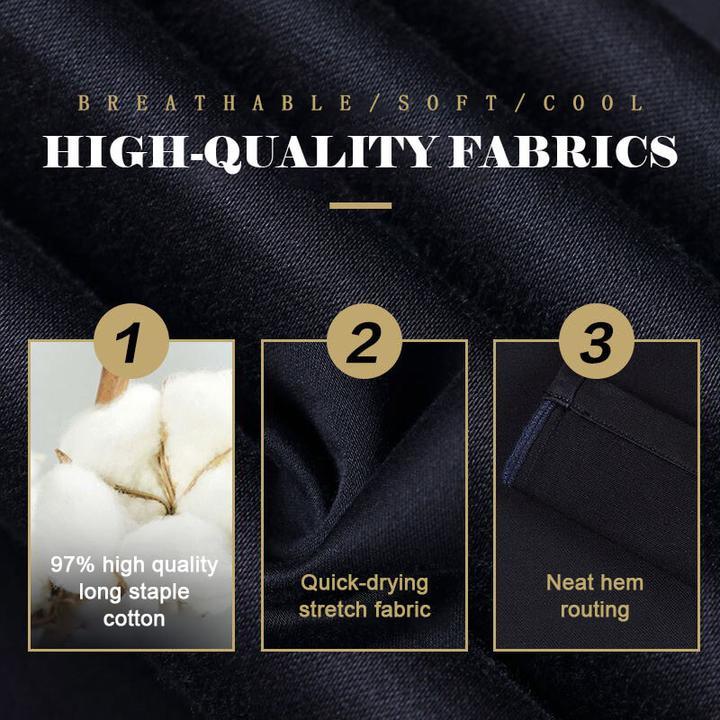 Sumoravibe - (Acquistando due, si ottiene la spedizione gratuita) Pantaloni da abito classici da uomo ad alta elasticità