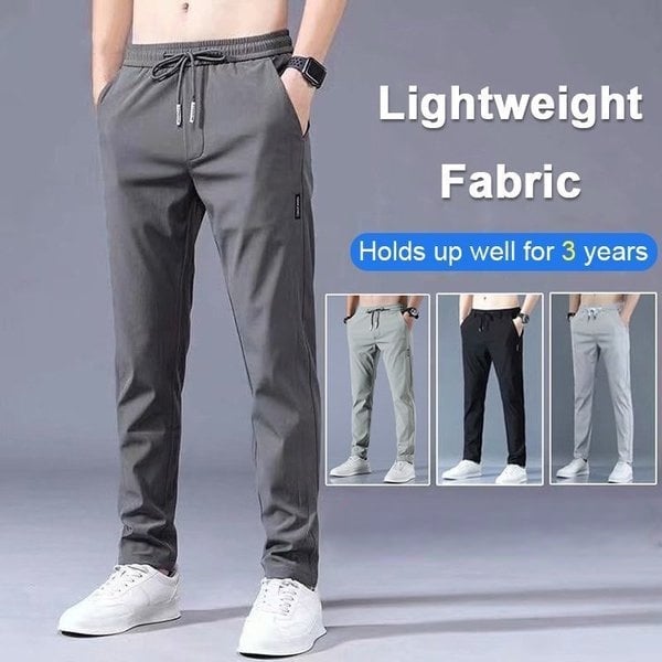 Sumoravibe - Pantaloni elasticizzati – Promozione ultimo giorno SCONTO DEL 49%– Pantaloni elasticizzati ad asciugatura rapida da uomo