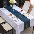 Sumoravibe - Marble tablecloth waterproof and oil-proof 