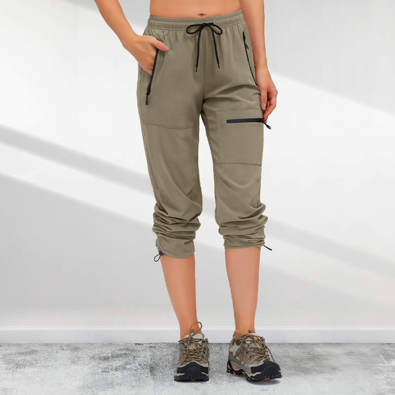 Sumoravibe - Pantaloni Trekking 5 Zip Tasca da donna