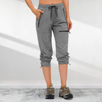 Sumoravibe - Pantaloni Trekking 5 Zip Tasca da donna