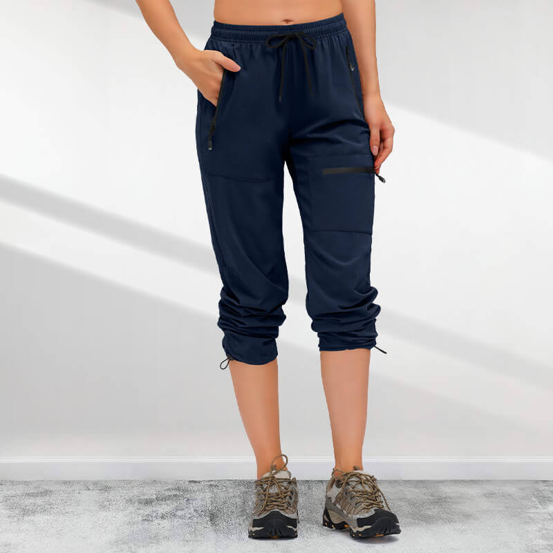 Sumoravibe - Pantaloni Trekking 5 Zip Tasca da donna