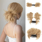 Sumoravibe - Messy Bun Side Comb Clip in Hair Bun Easy Hairpieces