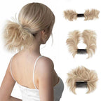 Sumoravibe - Messy Bun Side Comb Clip in Hair Bun Easy Hairpieces