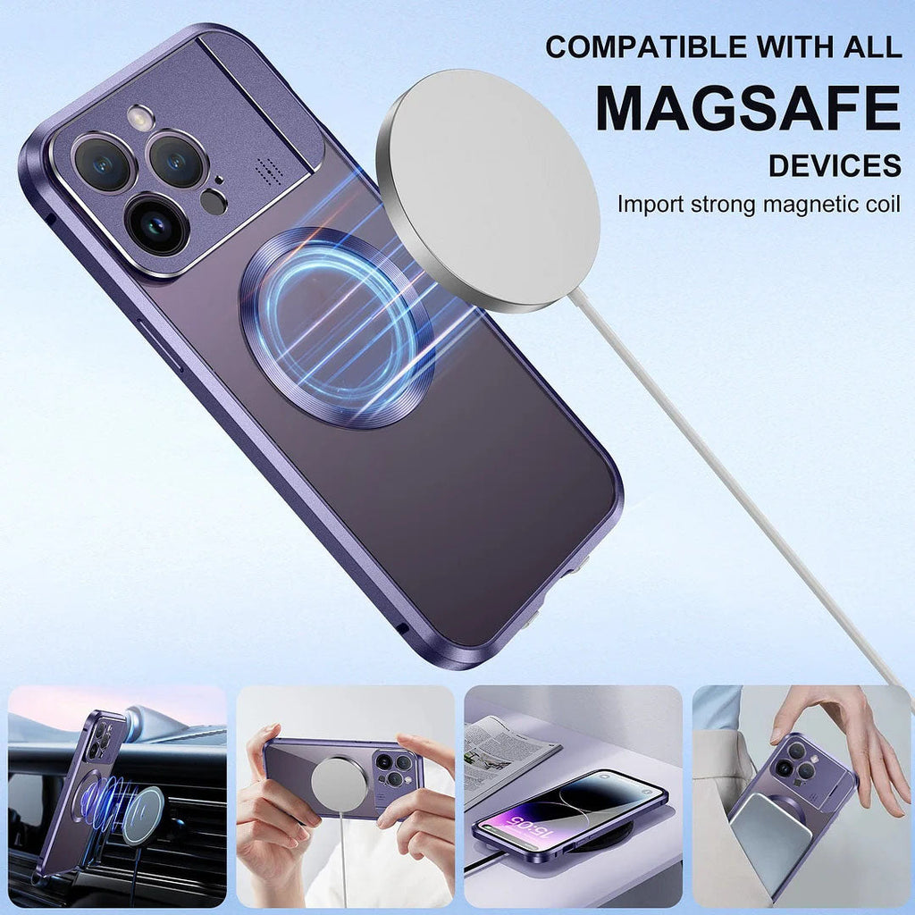 Sumoravibe - Magnetico Pieghevole Supporto Aromaterapia Custodia Per Telefono Per iPhone 14/13 Serie
