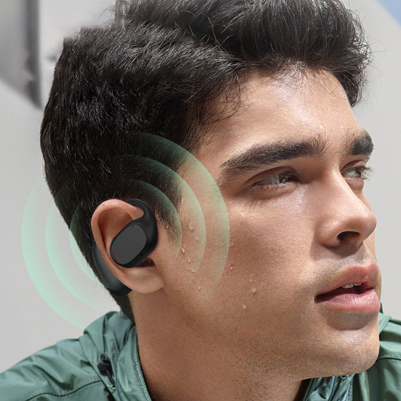 Sumoravibe - Auricolare Bluetooth senza fili da appendere all'orecchio