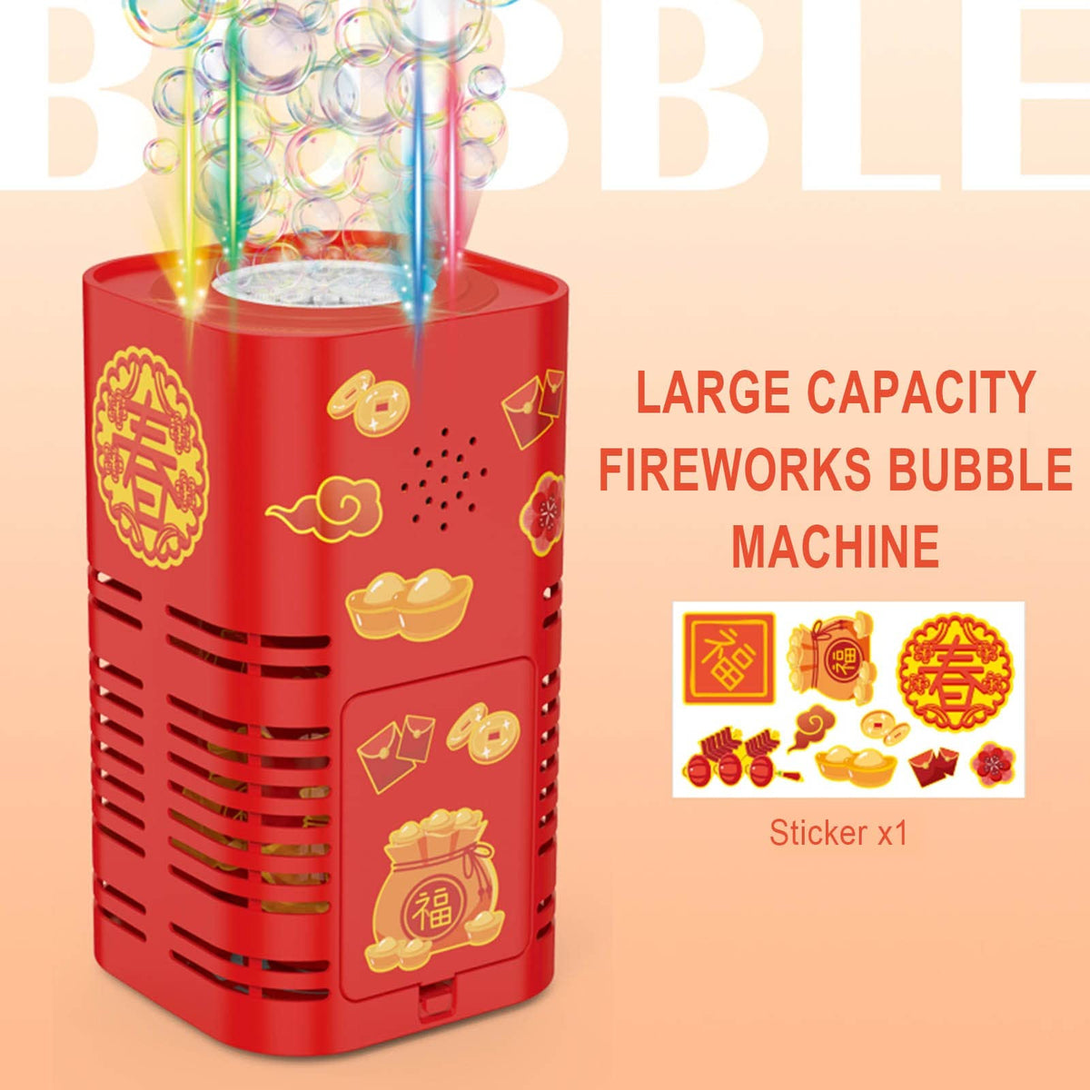 Sumoravibe - Macchina per bolle di fuochi d'artificio: il miglior regalo
