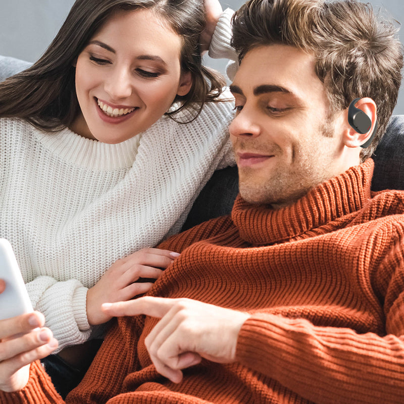 Sumoravibe - Auricolare Bluetooth senza fili da appendere all'orecchio