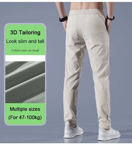 Sumoravibe - Pantaloni elasticizzati – Promozione ultimo giorno SCONTO DEL 49%– Pantaloni elasticizzati ad asciugatura rapida da uomo