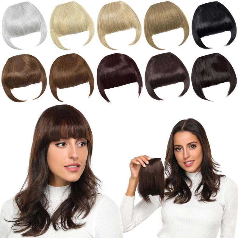 Sumoravibe - Estensioni dei capelli con frangia clip-in 3D senza cuciture