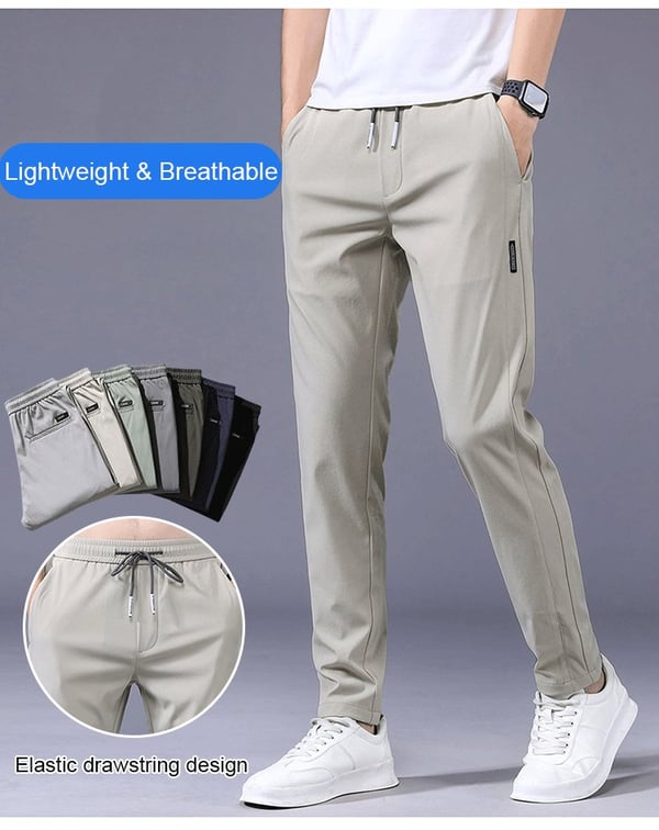 Sumoravibe - Pantaloni elasticizzati – Promozione ultimo giorno SCONTO DEL 49%– Pantaloni elasticizzati ad asciugatura rapida da uomo