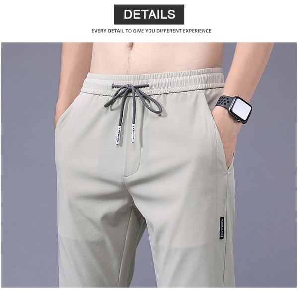 Sumoravibe - Pantaloni elasticizzati – Promozione ultimo giorno SCONTO DEL 49%– Pantaloni elasticizzati ad asciugatura rapida da uomo