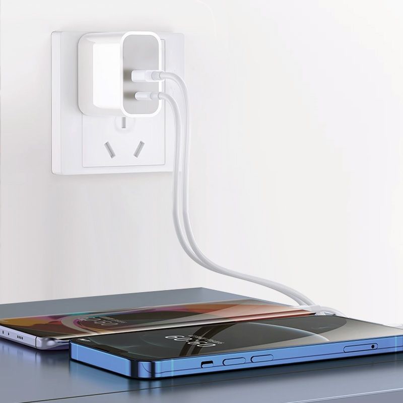 Sumoravibe - Caricabatterie veloce da 20W con adattatore di alimentazione a due porte