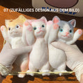 Sumoravibe - Giocattolo Antistress Carino e Morbido Squishy a Forma di Gatto