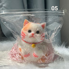Sumoravibe - Giocattolo Antistress Carino e Morbido Squishy a Forma di Gatto
