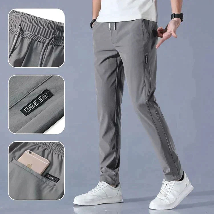Sumoravibe - Pantaloni da Uomo Elastico Asciugatura Rapida