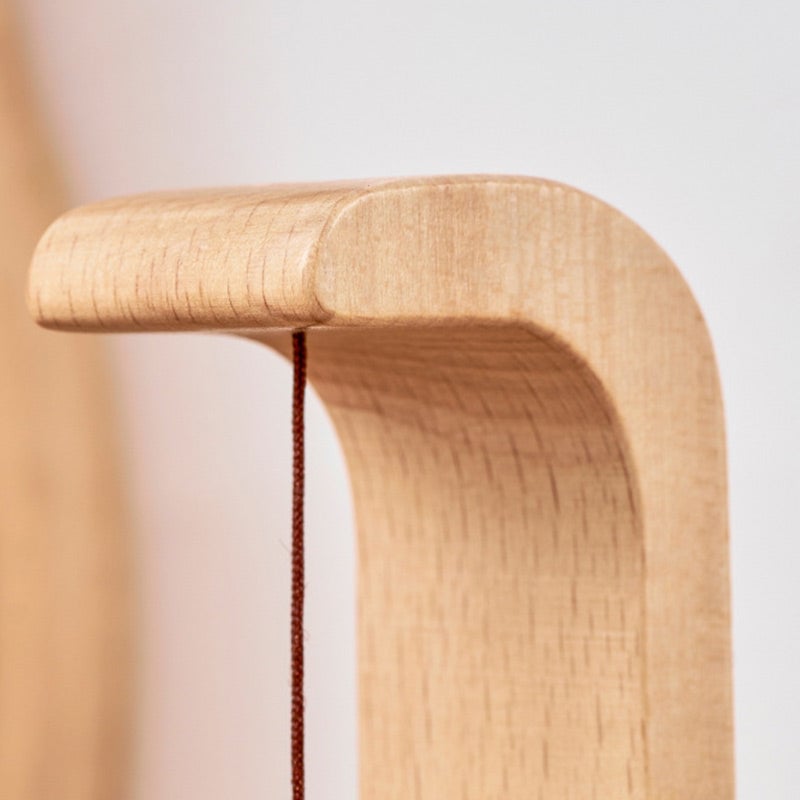 Sumoravibe - Campanello Eolico Magnetico in Legno - Campanello e Decorazione per Porta