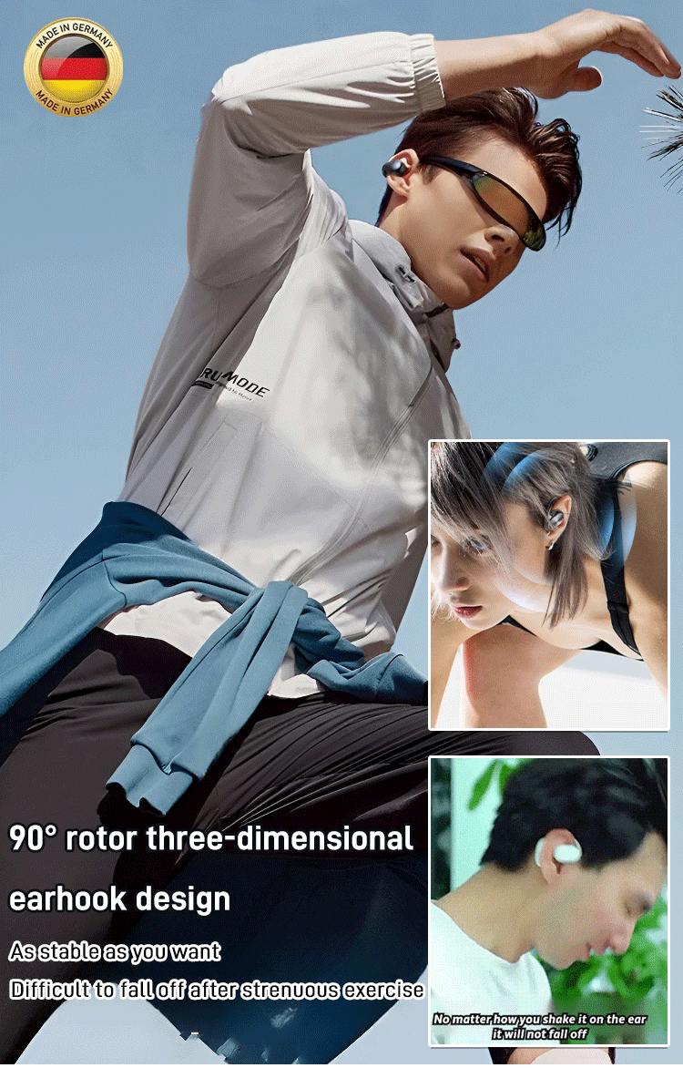 Sumoravibe - Cuffie Bluetooth OWS aperte 3D Surround