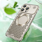 Sumoravibe - Custodia per Telefono con Dissipazione del Calore, Aromaterapia e Resistente alle Cadute in Metallo