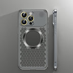 Sumoravibe - Custodia per Telefono con Dissipazione del Calore, Aromaterapia e Resistente alle Cadute in Metallo