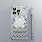 Sumoravibe - Custodia per Telefono con Dissipazione del Calore, Aromaterapia e Resistente alle Cadute in Metallo