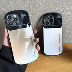 Sumoravibe - Custodia per telefono in vetro sfumato per iPhone