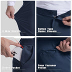 Sumoravibe - ?Jusqu'à 49 % de réduction?Pantalon décontracté extensible coupe slim pour homme
