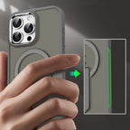 Sumoravibe - Custodia Magnetica Antiurto con Supporto per iPhone Serie 15-11