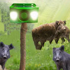 Sumoravibe - Luci di avvertimento solari repellenti per animali che fanno un forte rumore