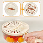 Sumoravibe - Cestello scolapasta multiuso con coperchio🥗.
