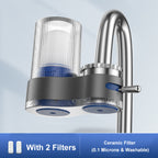 Sumoravibe - Filtro Universale per Acqua del Rubinetto, Smontabile e Lavabile per Uso Domestico