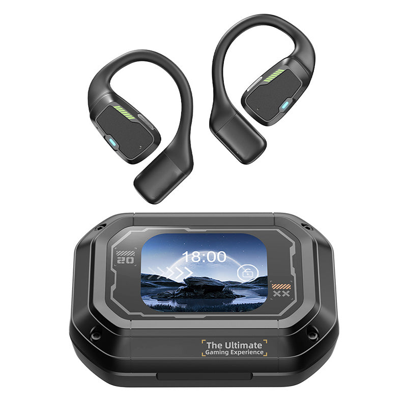 Sumoravibe - Auricolari In-Ear Bluetooth con Schermo Touchscreen a Colori Completi