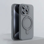 Sumoravibe - Custodia magnetica per cellulare in silicone con staffa per iPhone