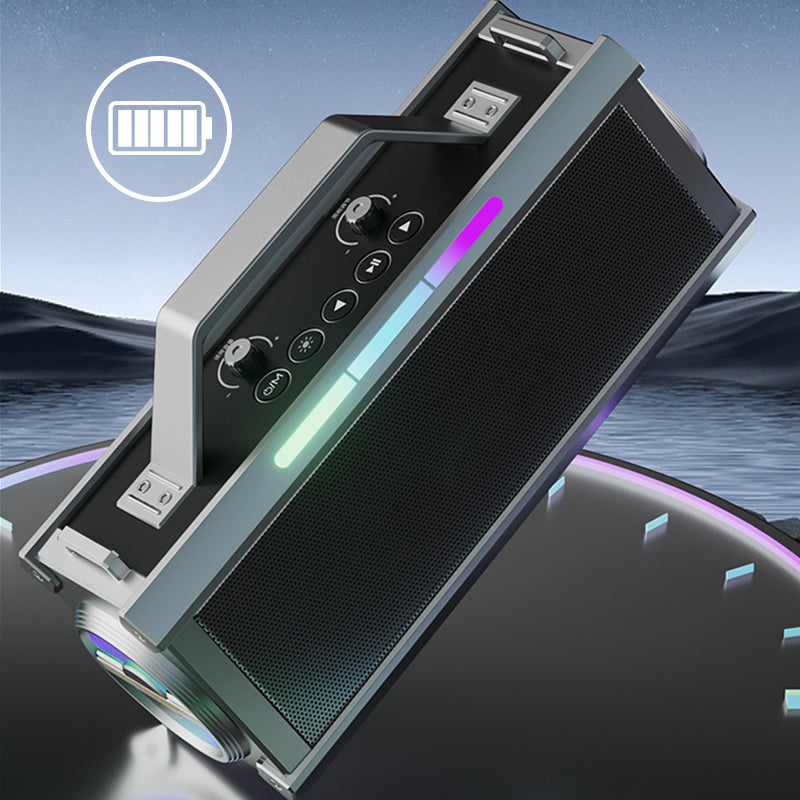 Sumoravibe - Altoparlante Bluetooth Karaoke da 200W con Microfono Senza Fili