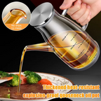 Sumoravibe - Bottiglia Dispenser per Olio con Beccuccio Antigoccia