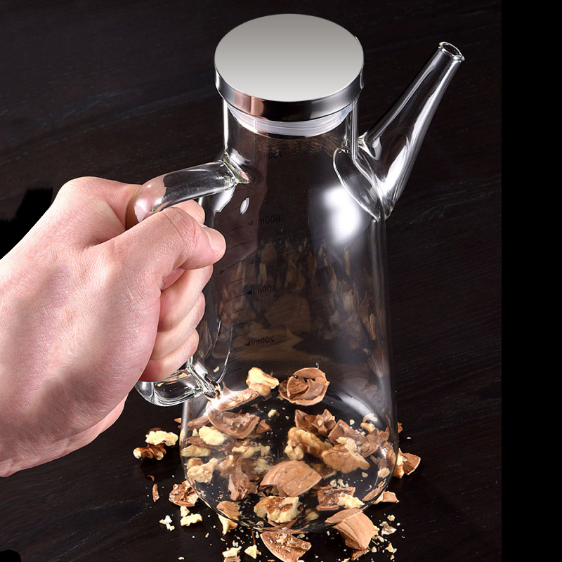 Sumoravibe - Bottiglia Dispenser per Olio con Beccuccio Antigoccia