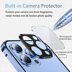 Sumoravibe - 2 in 1 Custodia per telefono con pellicola privacy per iPhone