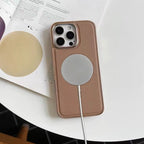 Sumoravibe - Custodia in Pelle con Ricarica Magnetica per iPhone