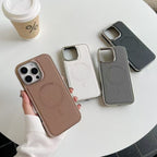 Sumoravibe - Custodia in Pelle con Ricarica Magnetica per iPhone