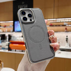 Sumoravibe - Custodia in Pelle con Ricarica Magnetica per iPhone