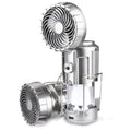 Sumoravibe - 2-in-1 Luce Solare da Avventura & Ventilatore Portatile
