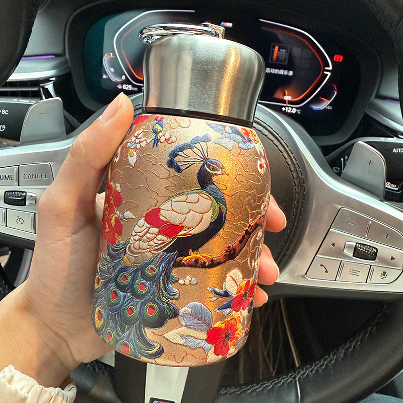 Sumoravibe - Bottiglia d'Acqua Isolata Elegante e Portatile