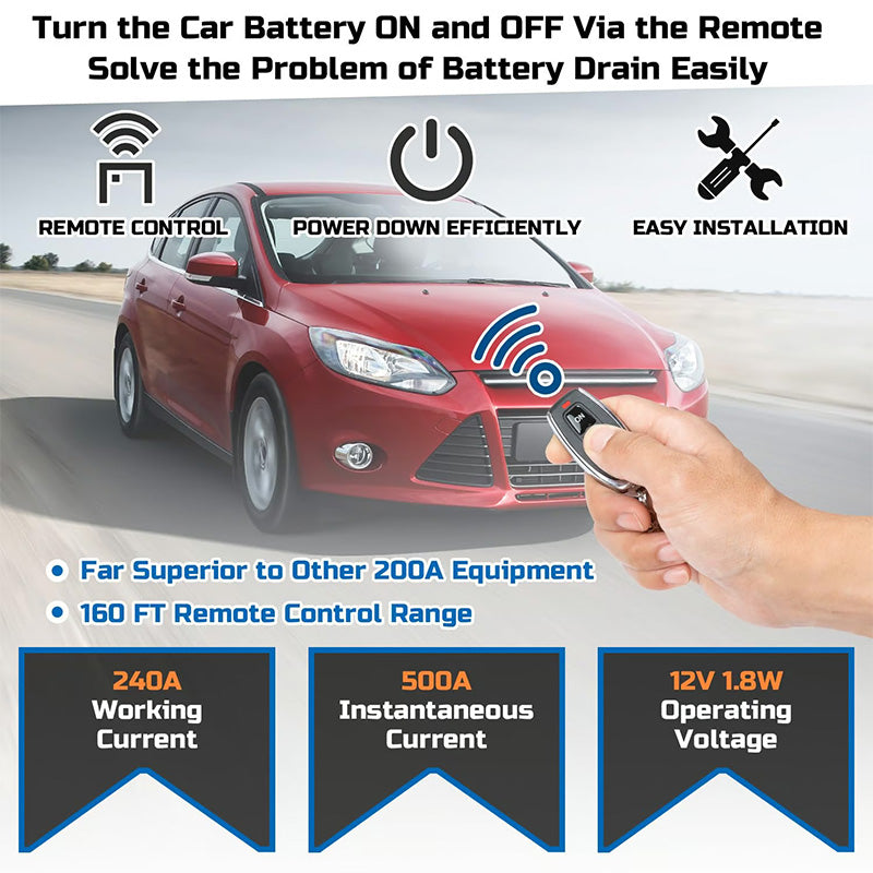 Sumoravibe - Interruttore Intelligente di Spegnimento Auto con Telecomando
