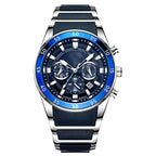 Sumoravibe - Orologio al quarzo multifunzione impermeabile da uomo