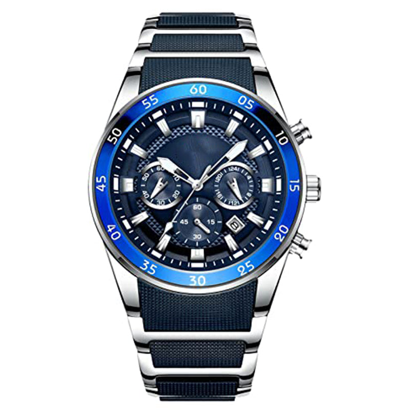 Sumoravibe - Orologio al quarzo multifunzione impermeabile da uomo