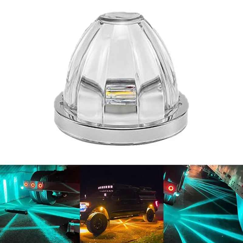 Sumoravibe - Luci di segnalazione laterali a LED a forma di anguria per camion e rimorchi