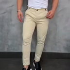 Sumoravibe - Pantaloni aderenti elasticizzati da uomo