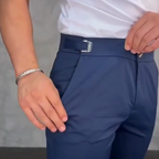 Sumoravibe - Pantaloni aderenti elasticizzati da uomo